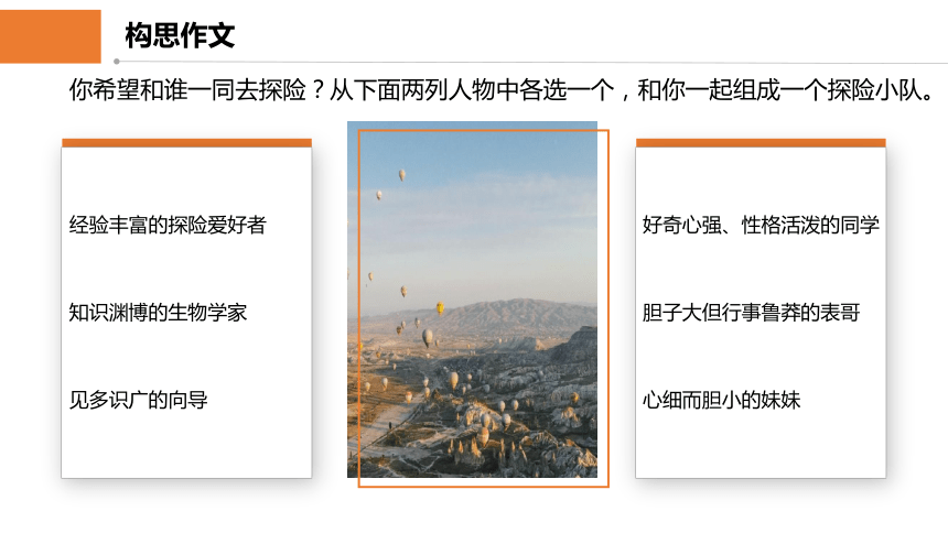 统编版语文五年级下册第六单元习作：《神奇的探险之旅》课件(共18张PPT)