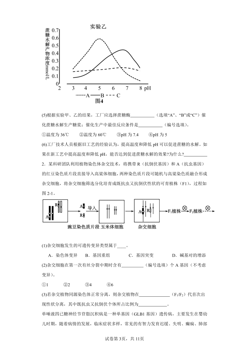 2024届上海市普陀区高三下学期二模生物试题（含解析）