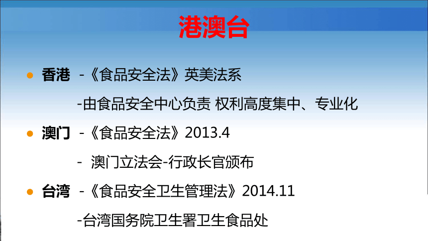 6.2.3新食品安全法解读 课件(共44张PPT)- 《食品安全与控制第五版》同步教学（大连理工版）