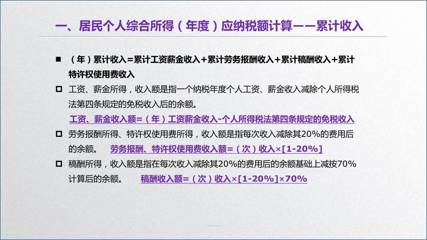 学习任务6.2 个人所得税税额计算 课件(共36张PPT)-《税务会计》同步教学（高教版）