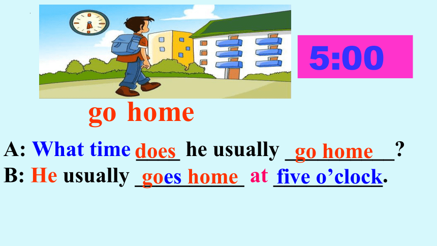 Unit 2 What time do you go to school? Section A （3a-3c）课件(共29张PPT)