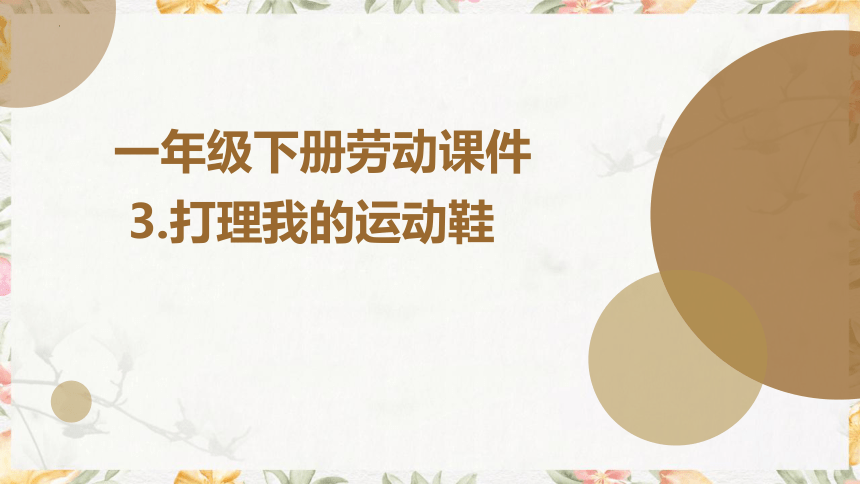 6 打理我的运动鞋（课件）-人民版劳动一下同步高效备课