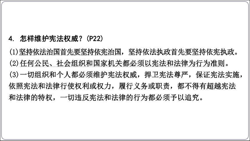 21【2024中考道法一轮复习分册精讲】 八(下) 1单元 坚持宪法至上 2课 保障宪法实施 课件(共36张PPT)