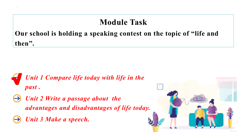 Module 3 Life now and then Unit 1课件 +嵌入音频(共49张PPT)