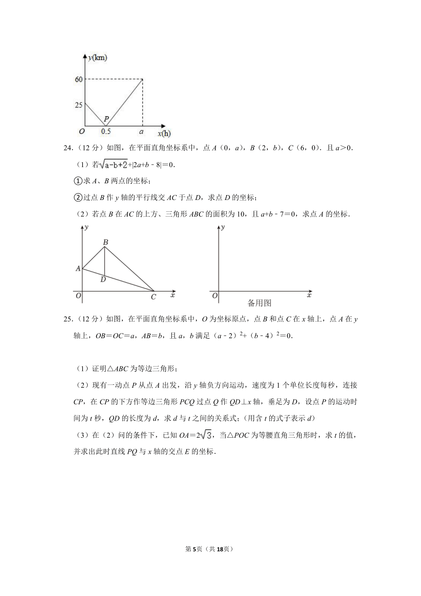 广东省梅州市蕉岭县徐溪初级中学2023-2024学年八年级（上）期中数学试卷