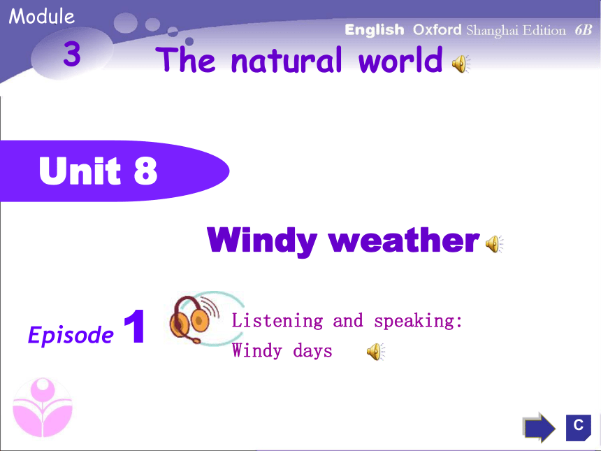 Module 3  Unit 8 Windy weather period 1课件 +嵌入音频（27张PPT）