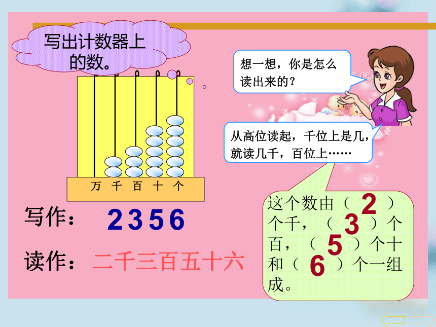 苏教版二年级下册数学第四单元 认识万以内的数 （课件）(共14张PPT)