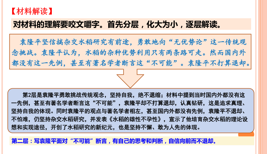 2024届高考写作指导：“中国科学家精神”材料作文导写课件(共21张PPT)