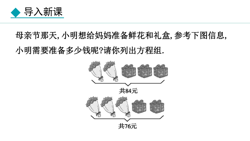 冀教版数学七年级下册6.2.2 用代入消元法解较复杂的方程组 课件（共19张PPT)