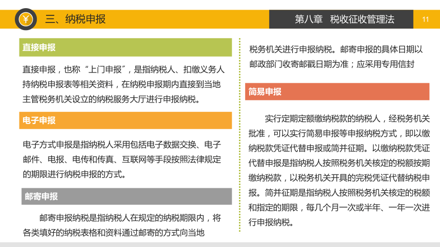 第八章  税收征收管理法 课件(共34张PPT)-《税法》同步教学（高教版）