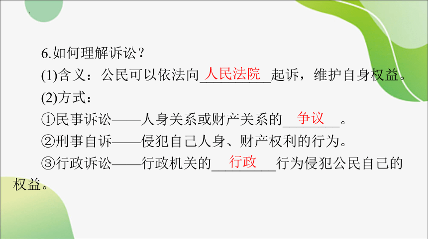 3.2 依法行使权利 课件(共33张PPT)-2023-2024学年统编版道德与法治八年级下册