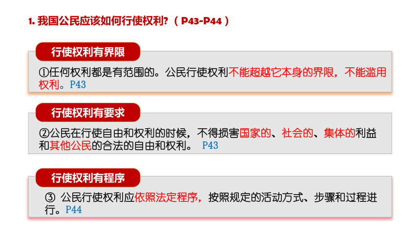 3.2 依法行使权利 课件(共18张PPT)-2023-2024学年统编版道德与法治八年级下册