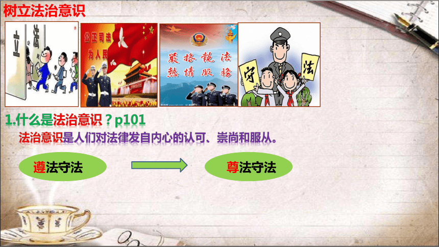 10.2 我们与法律同行 课件(共18张PPT)-2023-2024学年统编版道德与法治七年级下册