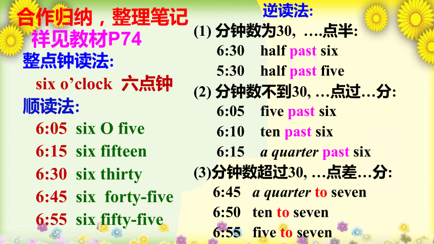 Unit 2 What time do you go to school SectionA 1a-2d课件+音频(共24张PPT)人教版七年级下册