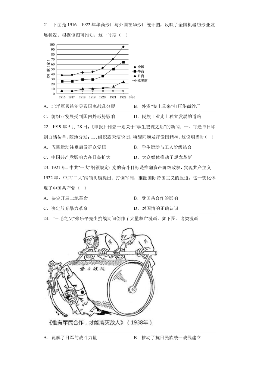 河南省南阳市镇平县第一高级中学2023-2024学年高一上学期期末 历史试题（含解析）