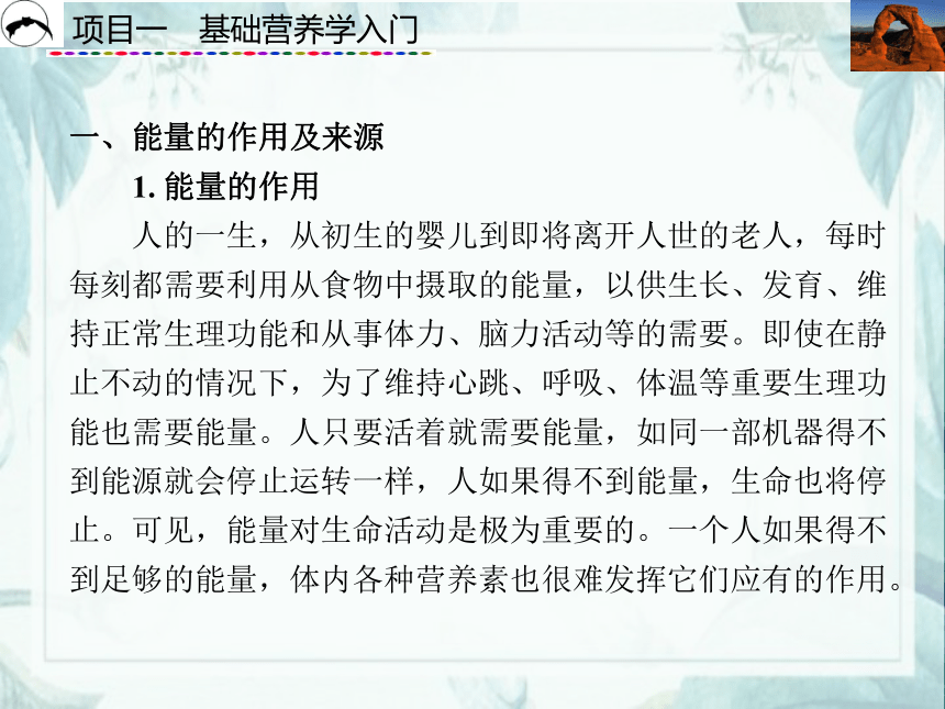 项目1  基础营养学入门_4 课件(共16张PPT)- 《食品营养与卫生》同步教学（西安科大版）