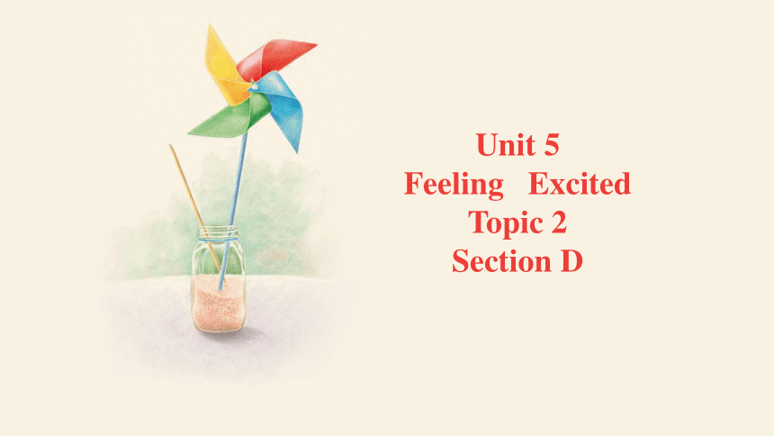 2023-2024学年英语仁爱版八年级下册 课件 Unit  5  Feeling excited Topic 2 Section D +嵌入视频(共30张PPT)