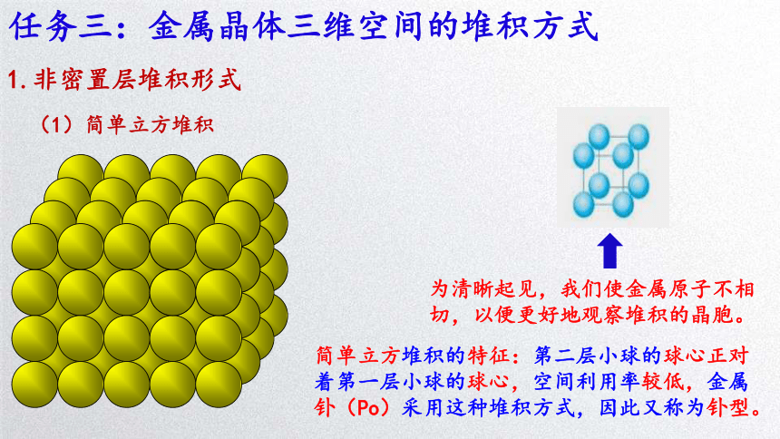 3.3.2金属晶体三维空间的堆积方式-(共24张PPT)-人教版（2019）化学选择性必修2