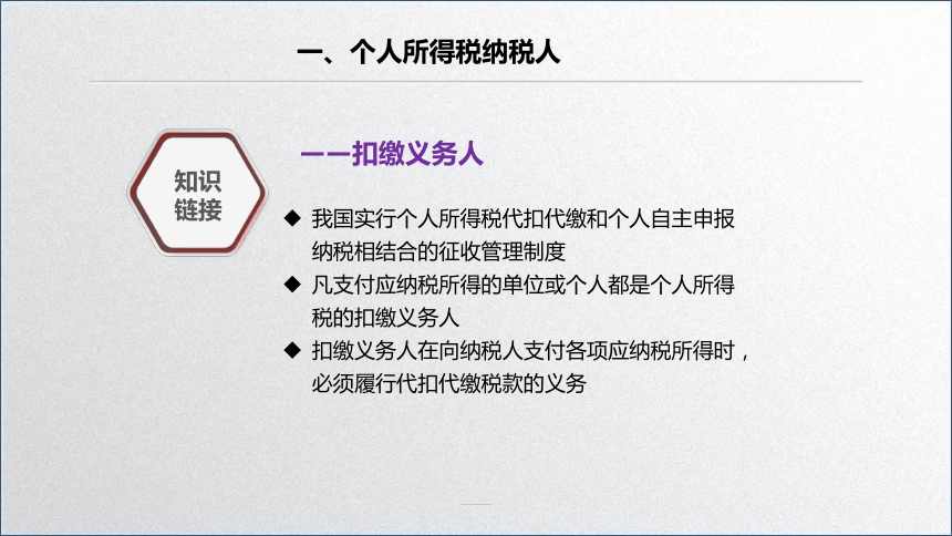 学习任务6.1 个人所得税纳税人、征税范围和税率 课件(共30张PPT)-《税务会计》同步教学（高教版）