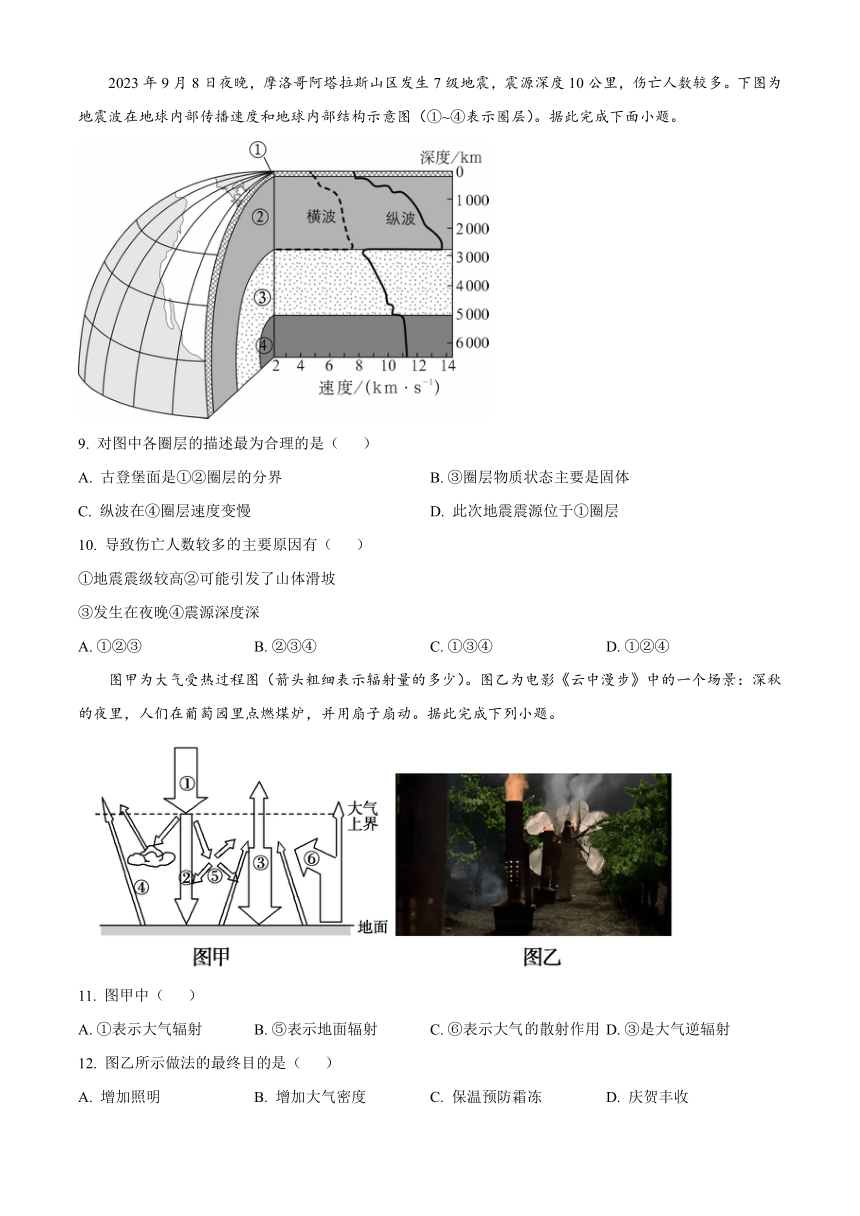 河南省许昌高级中学2023-2024学年高一下学期开学考试 地理（解析版）