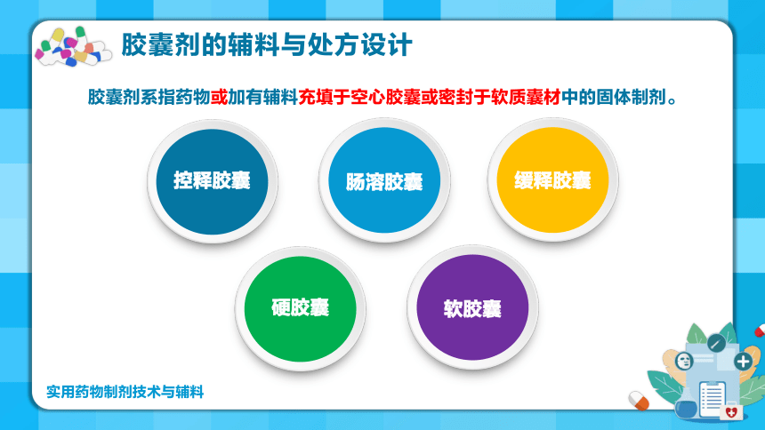 3.1.1胶囊剂的辅料与处方设计 课件(共15张PPT)-《药剂学》同步教学（高教版）