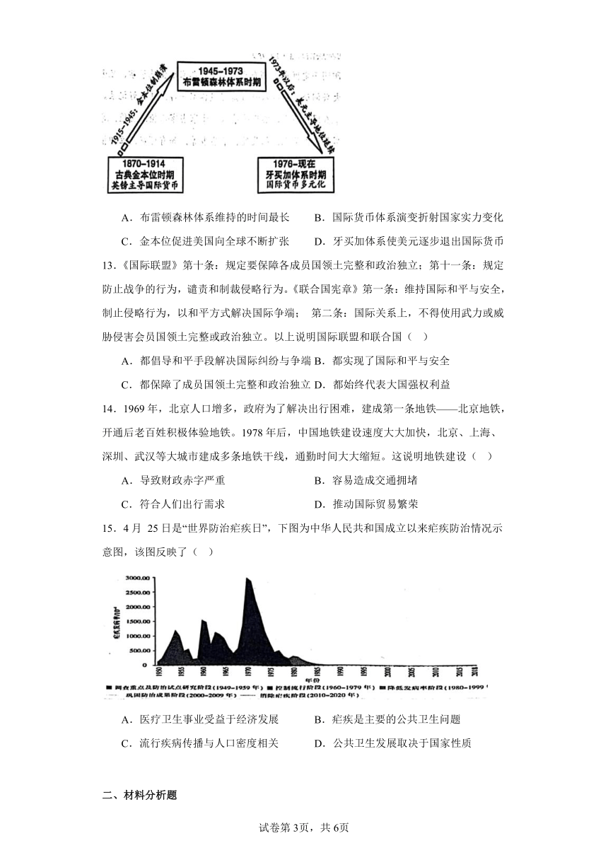 湖北省云学名校联盟2023-2024学年高二下学期3月联考历史试题（B卷）（含解析）