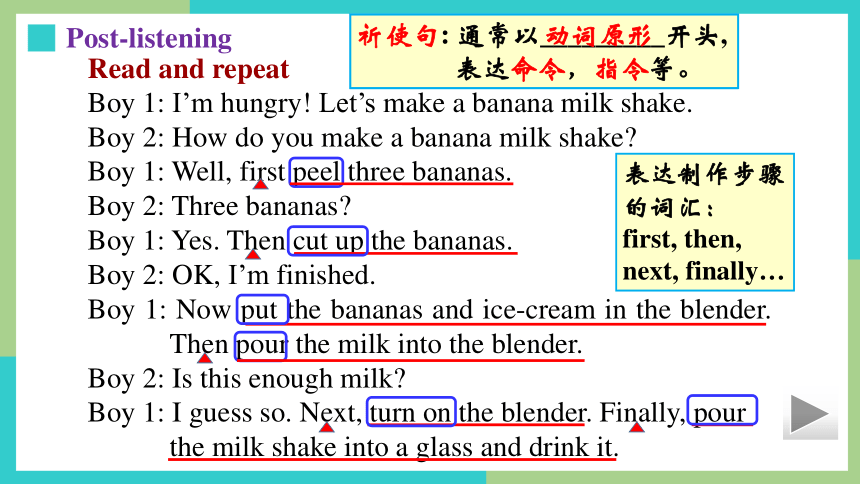Unit 8 How do you make a banana milk shake? Section A (1a-1c)课件+嵌入音频 (共16张PPT)