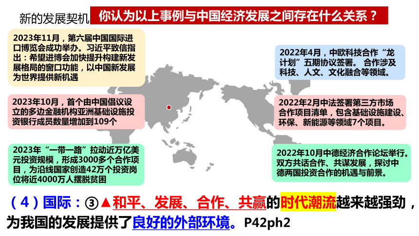 4.1 中国的机遇与挑战 课件（22张PPT）