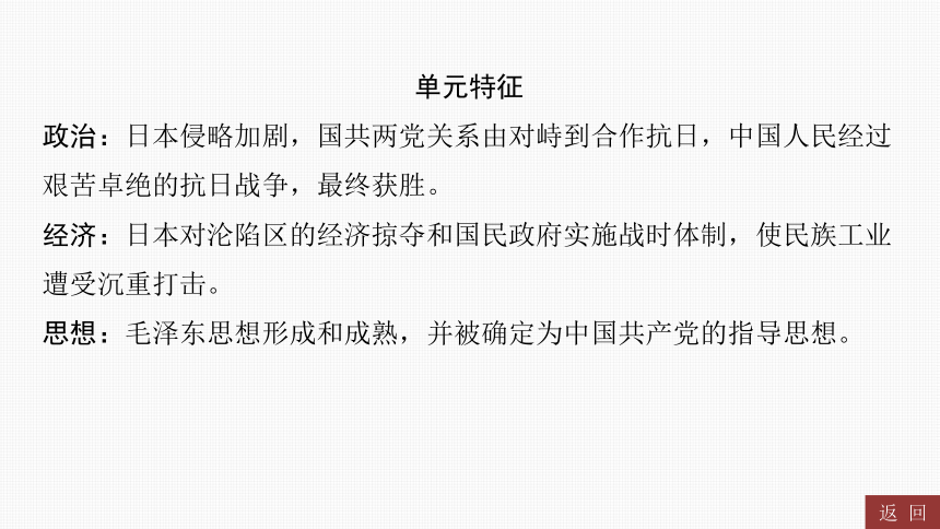 2024年中考历史一轮复习：中国近代史6 中华民族的抗日战争（50张ppt）