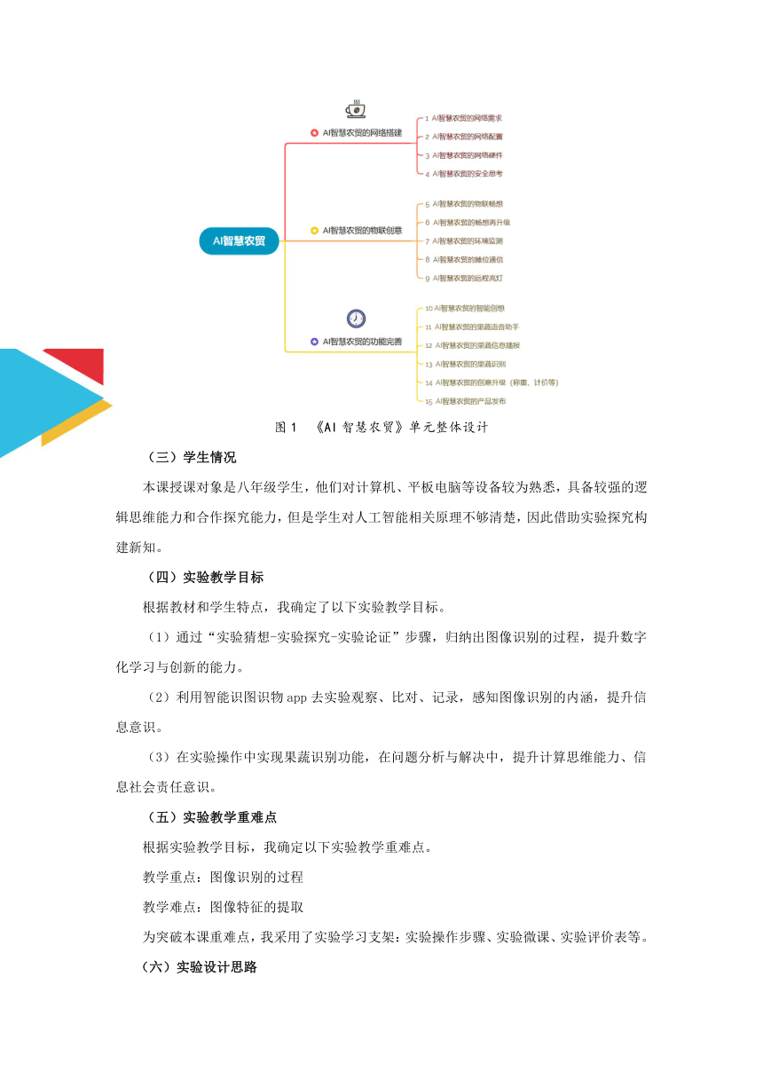 第13课 AI智慧农贸：探究图像识别的过程  说课稿  2023—2024学年 浙教版（2020）初中信息技术八年级下册