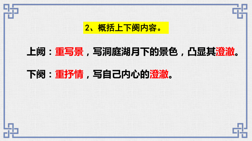 古诗词诵读《念奴娇.过洞庭》课件（共35张PPT） 统编版高中语文必修下册