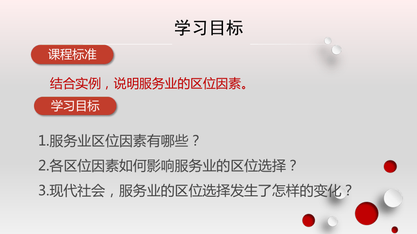 地理人教版（2019）必修第二册3.3服务业区位因素及其变化（共33张ppt）课件