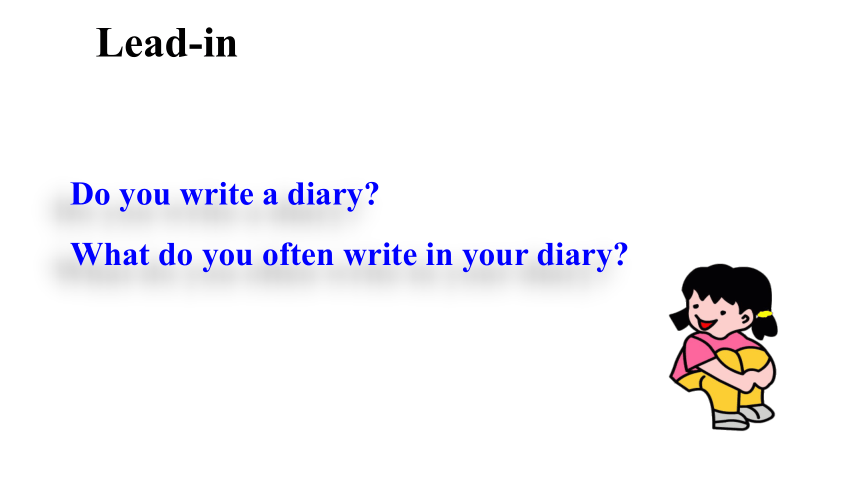 Unit 1 Lesson 6 Jenney's Diary课件(共18张PPT)冀教版七年级下册