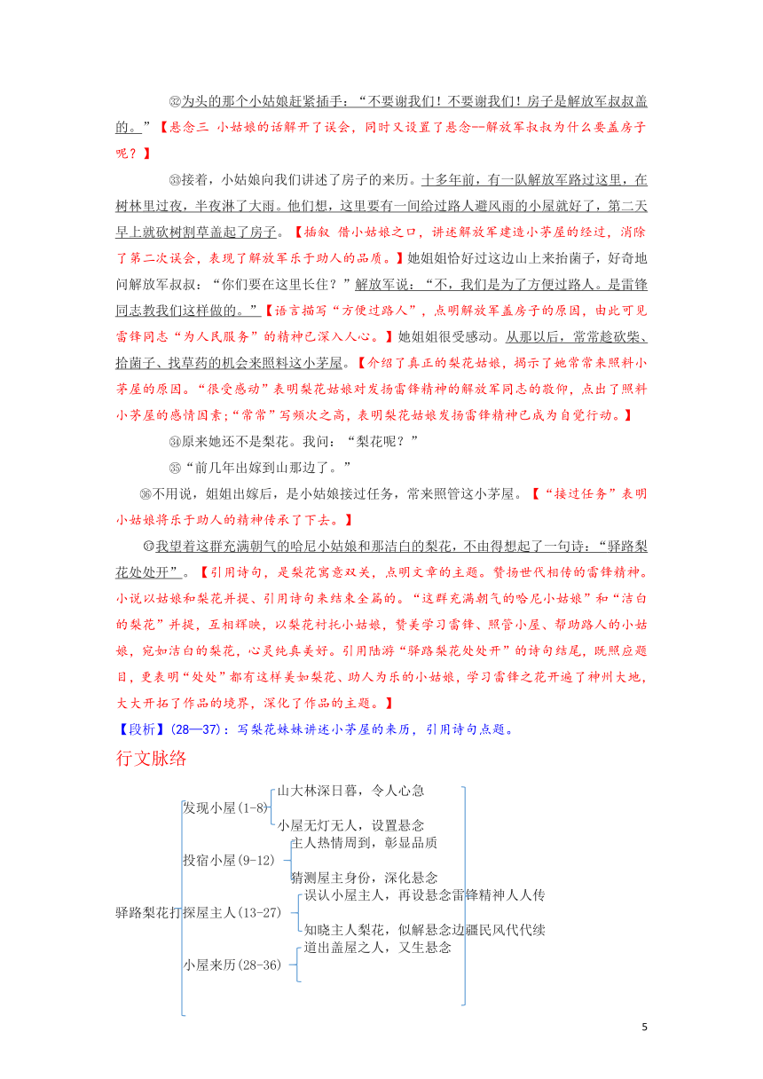 第15课《驿路梨花》课文完全解读 素材