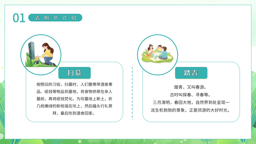 【清明节】小学生主题班会课件（共18页PPT）