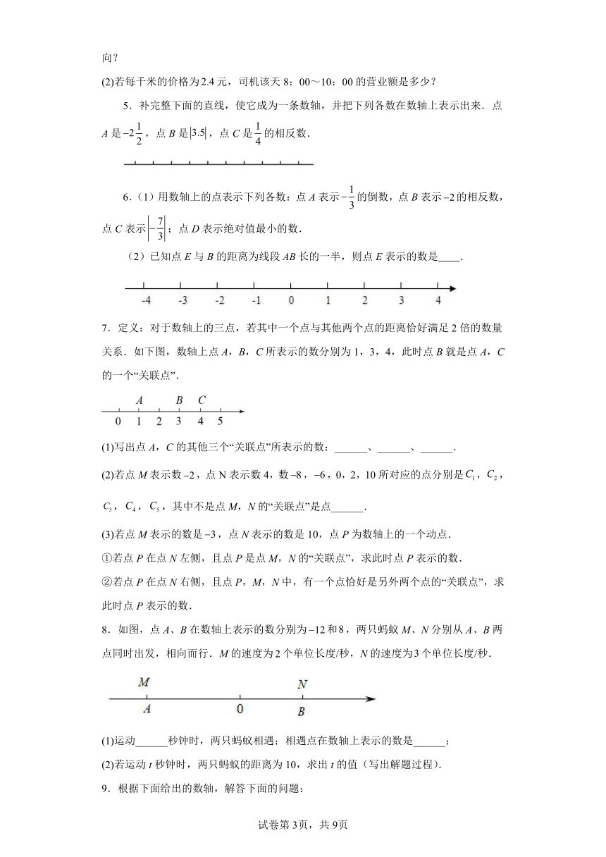 重难点01有理数相关概念的应用 核心考点讲练（含解析） 数学沪教版六年级下册