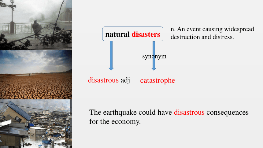 牛津译林版（2019）必修第三册Unit2 Natural disasters词汇课件(共22张PPT)