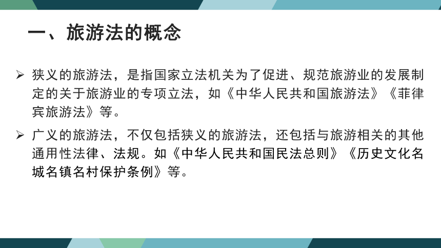 第一章旅游法概论 课件(共23张PPT)- 《旅游法教程》同步教学（重庆大学·2022）