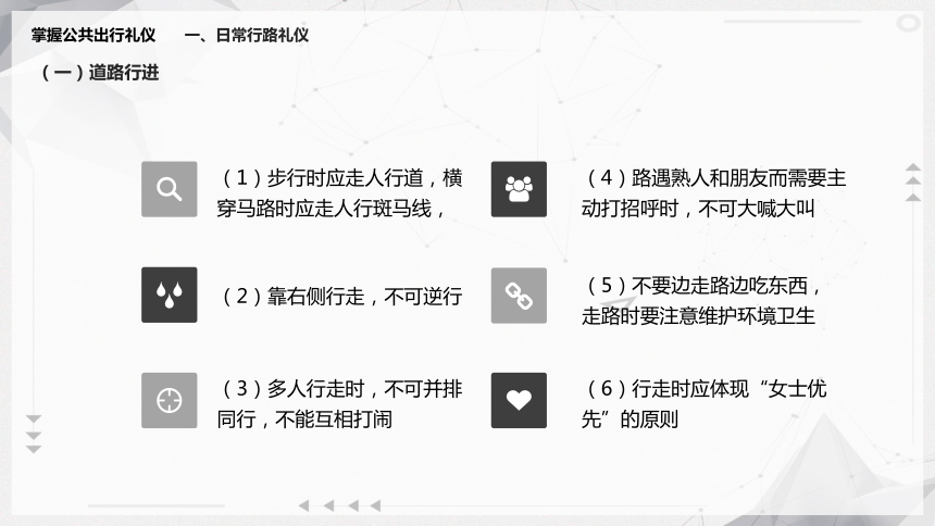 7.3掌握公共出行礼仪 课件(共21张PPT)《现代中职生礼仪锻炼》（江苏大学出版社）