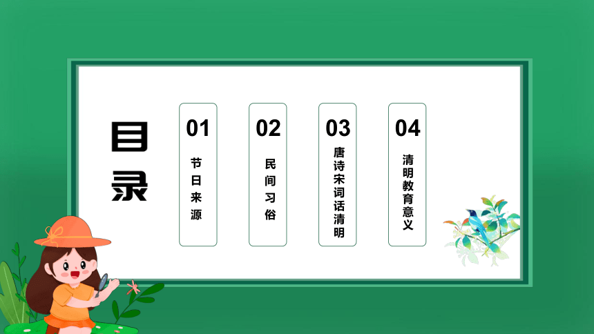 【清明节】（4与5日）悠悠清明节 绵绵哀思情——主题班会-热点主题班会课件(共28张PPT)