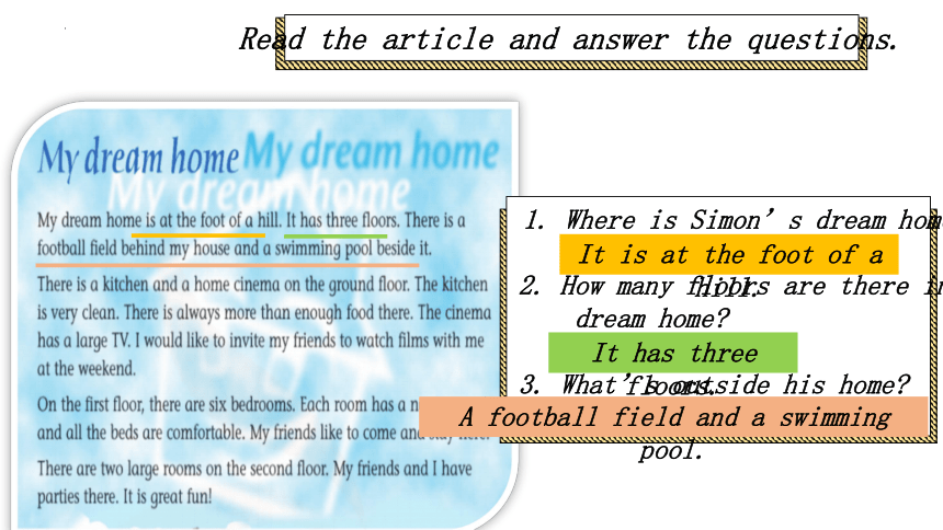 牛津译林版七下 Unit 1 Dream Homes Study skills Task课件