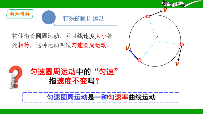 人教版（2019）高中物理必修二 6.1 圆周运动 课件(共20张PPT)