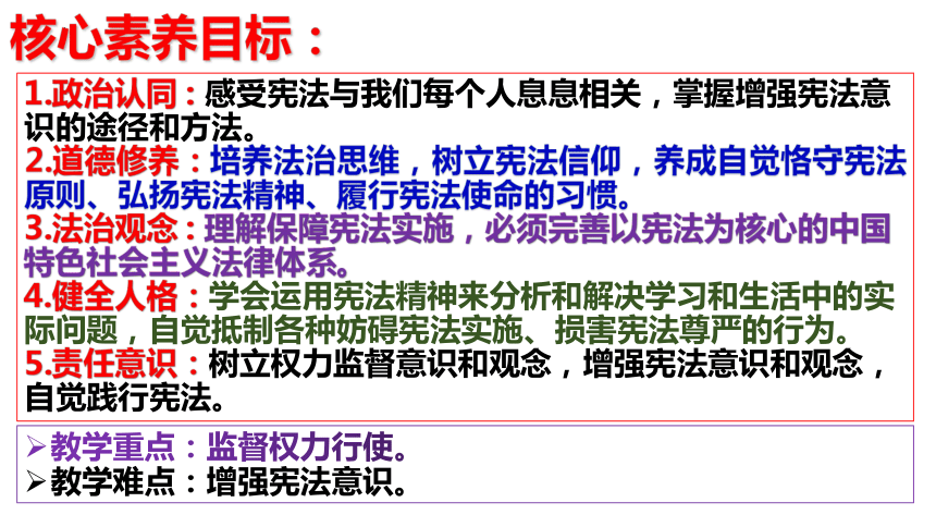 【新课标】2.2 加强宪法监督 课件【2024年春新教材】（31张ppt）