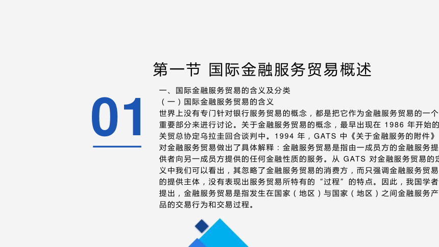 第六章 国际金融服务贸易 课件(共31张PPT)- 《国际服务贸易》同步教学（西安电子科技版）