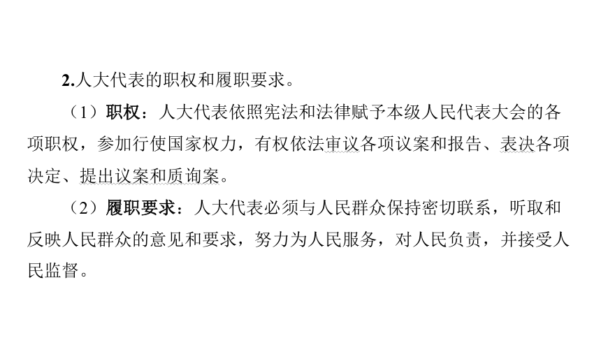 第14讲 人民当家作主  课件(共81张PPT)-2024年中考道德与法治一轮复习（八年级下册）