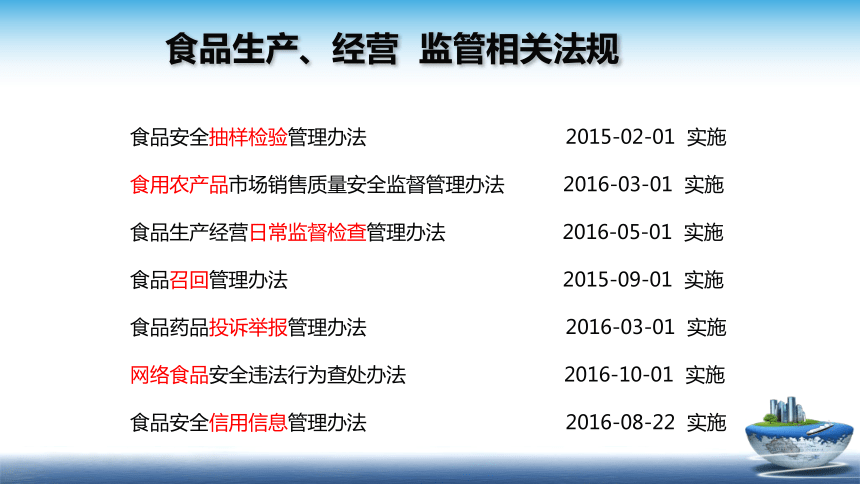 9.1 2020版食品生产许可管理办法 课件(共28张PPT)- 《食品安全与控制第五版》同步教学（大连理工版）