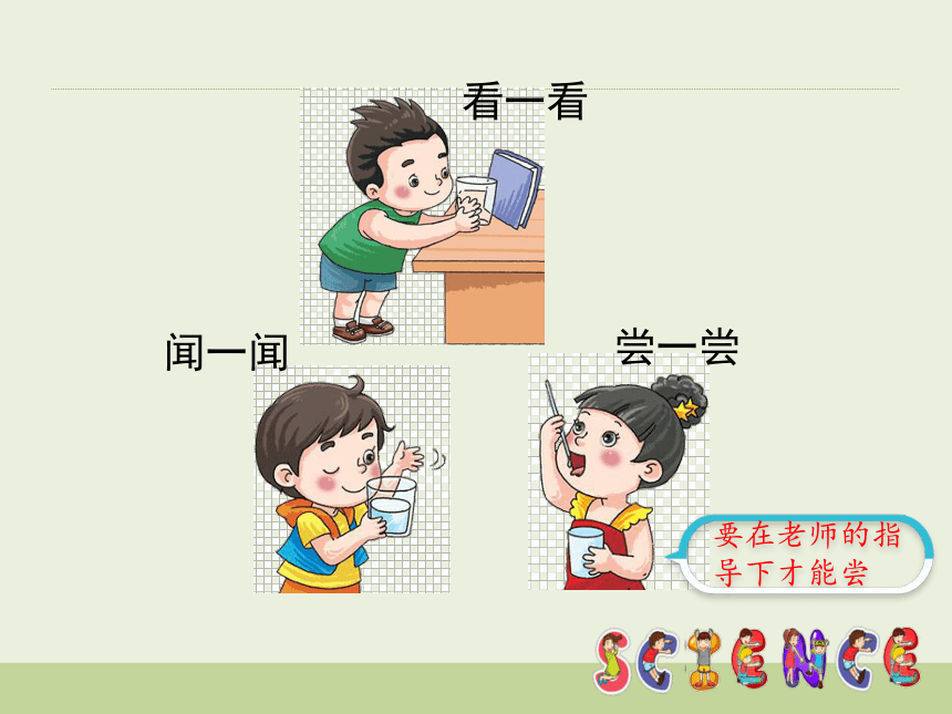 小学科学湘科版（2017秋）一下1.1《认识水》同步课件(共16张PPT)