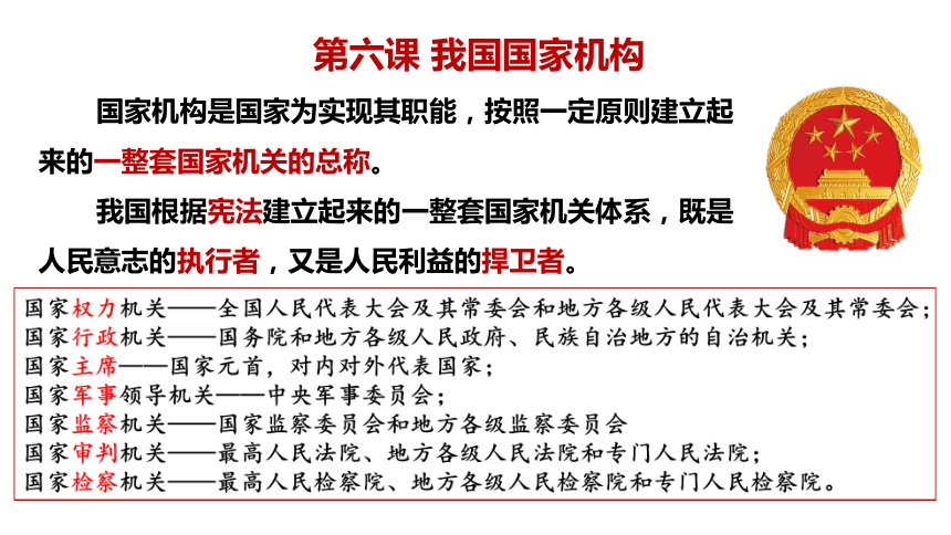 6.2 中华人民共和国主席 课件(共21张PPT)