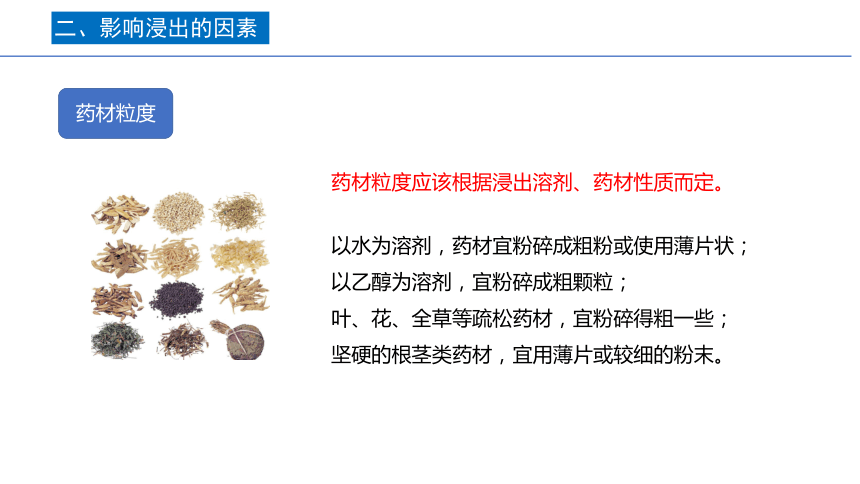 3.2浸出原理 课件(共14张PPT)-《药剂学》同步教学（人民卫生出版社）