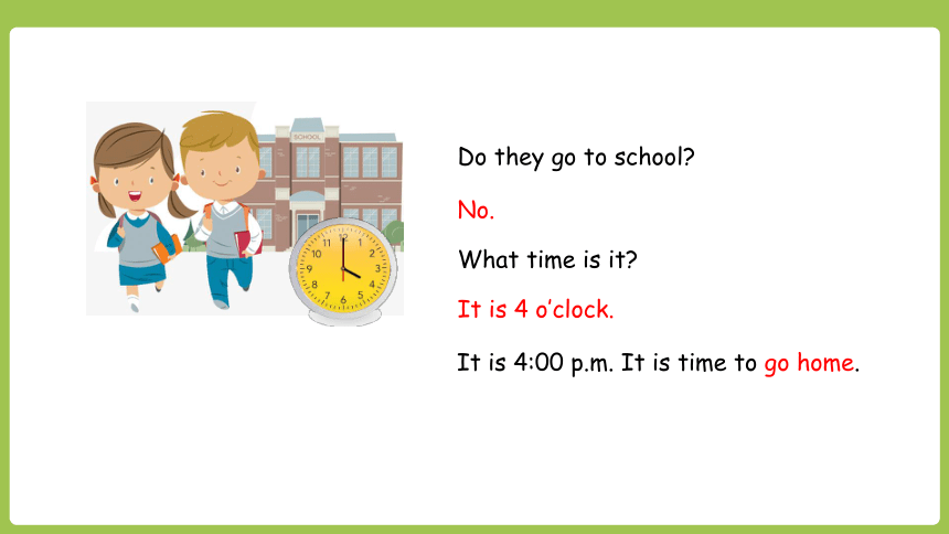 Unit 2 What time is it Part B Let's learn & Let's play  课件(共22张PPT)